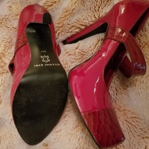 Gianni Binni Red patent leather Heels